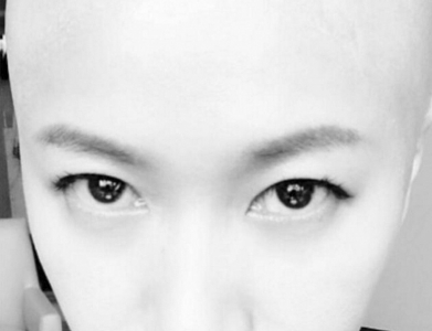 Jinglei xu tan baldheaded modelling is true light or PS? Net friend: a born beauty