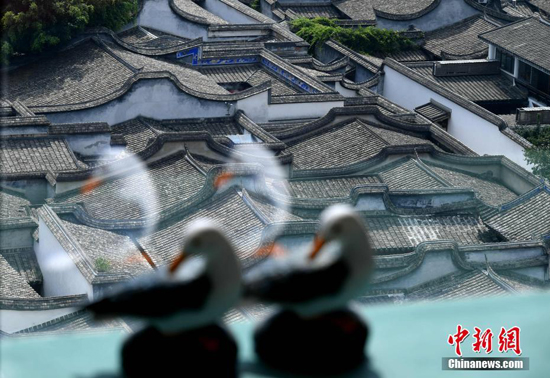 "พิพิธภัณฑ์สิ่งก่อสร้างราชวงศ์ชิง" จากมุมสูง