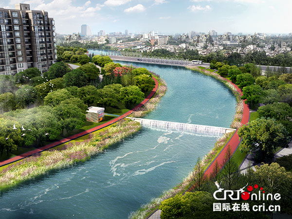 成都温江江安河水生态环境综合整治项目开工