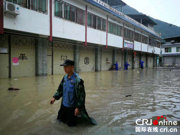 图片默认标题_fororder_平武县灾情现场（平武县委宣传部供图）