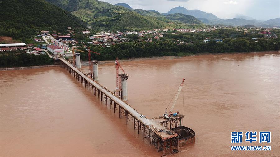 中老铁路跨湄公河特大桥主桥基础施工全面完成