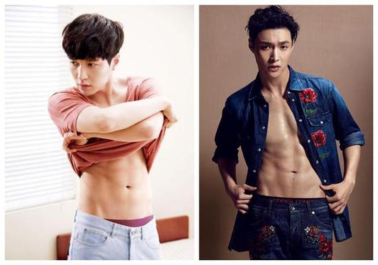 吴亦凡鹿晗张艺兴等90后男星腹肌pk谁最撩