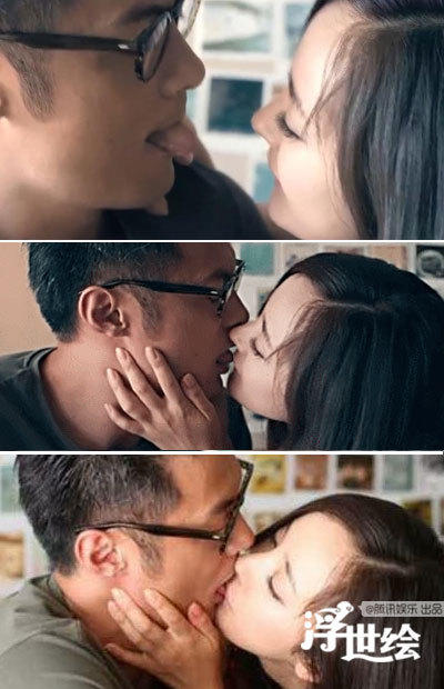 他们戏里吻得那么认真 要多陶醉有多陶醉