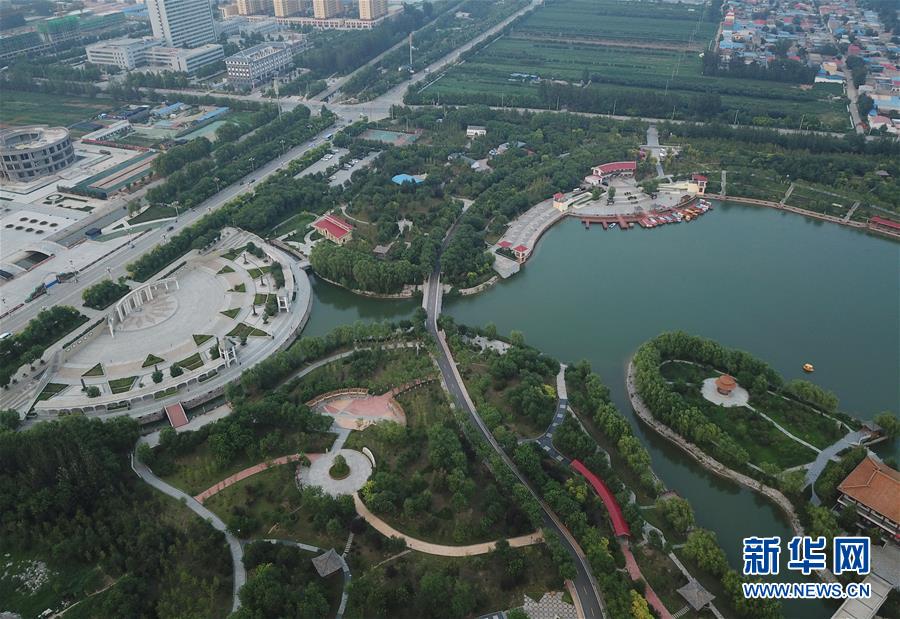 河北安平：生态优化工程扮美城乡