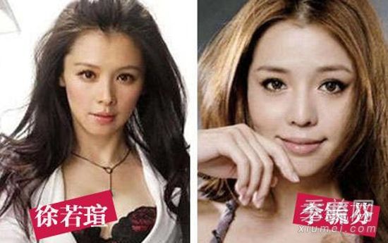 明星闺蜜撞脸谁更漂亮？杨幂唐嫣白嫩美佟丽娅干瘦