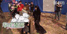 《三生三世十里桃花》不加特效的幕后拍摄(图)