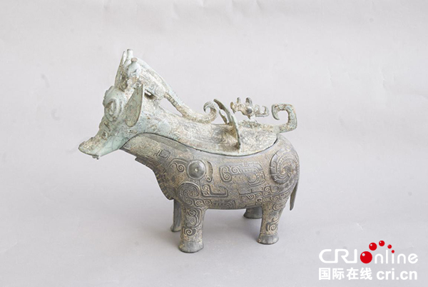 图片默认标题_fororder_兽面纹铜觥（成都博物馆-供图）