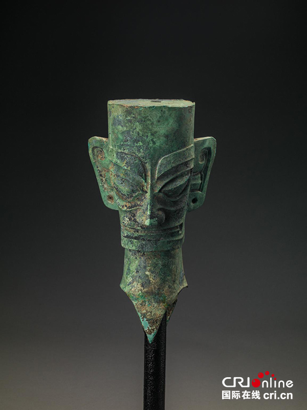 图片默认标题_fororder_三星堆铜人头像（成都博物馆-供图）