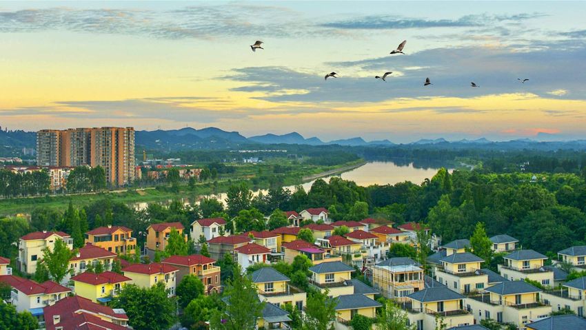 （导航成都）挖掘提升新津生态价值 塑造“滨江公园城”大美形态