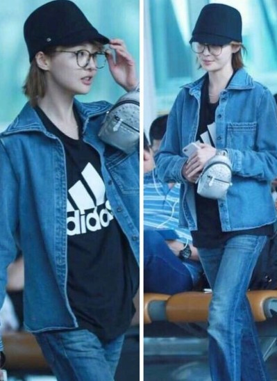 郑爽的街拍和她的性格一样放飞(组图)