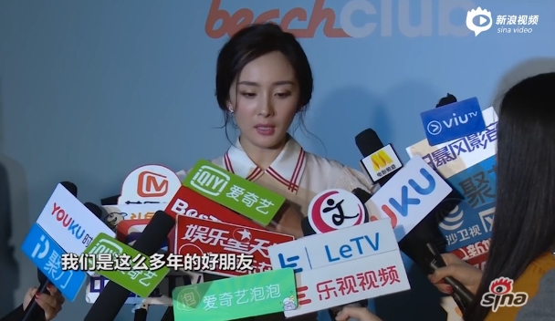 杨幂：与刘亦菲约好不开撕 会支持电影版(图)