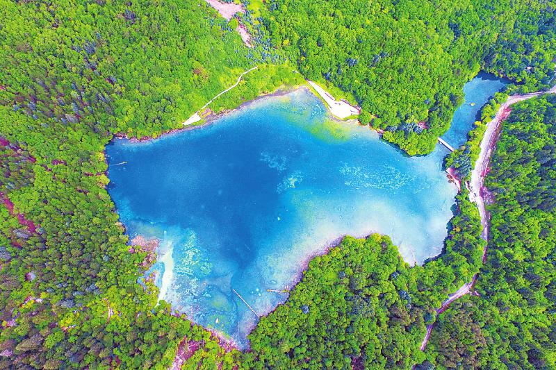 （焦点图，导航成都，移动端）五彩九寨 美景依旧在