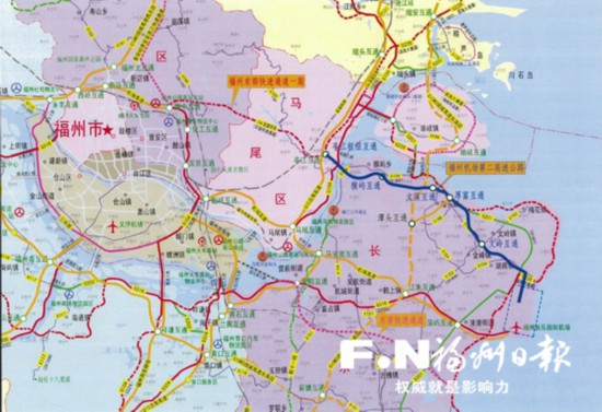 福州机场第二高速线路图出炉 主线全长约24公里-福建频道-国际在线