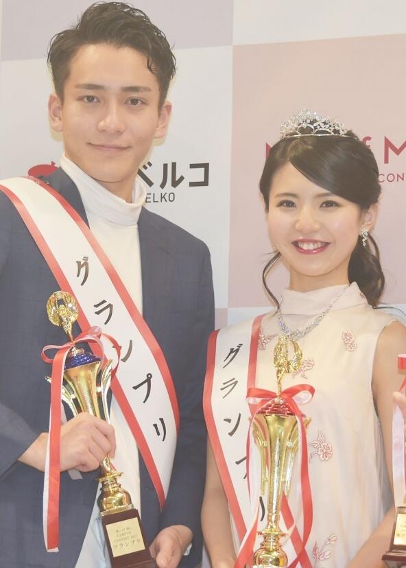 日本选出2017最美女大学生和最帅男大学生(组图)