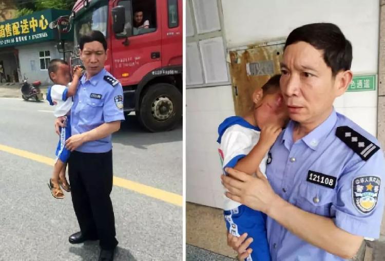 小女孩马路独行拒绝警察帮助 只因家长总说这