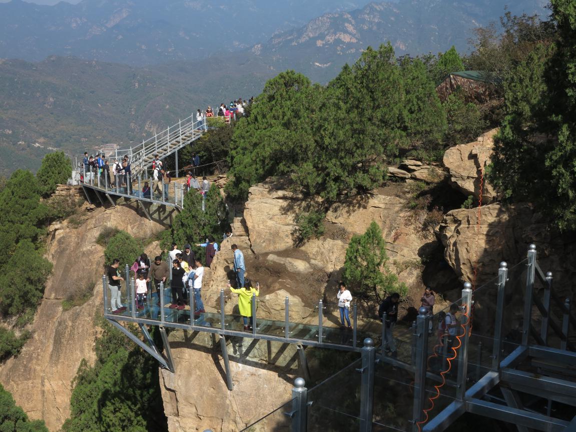 密云清凉谷玻璃栈道进入免费体验倒计时