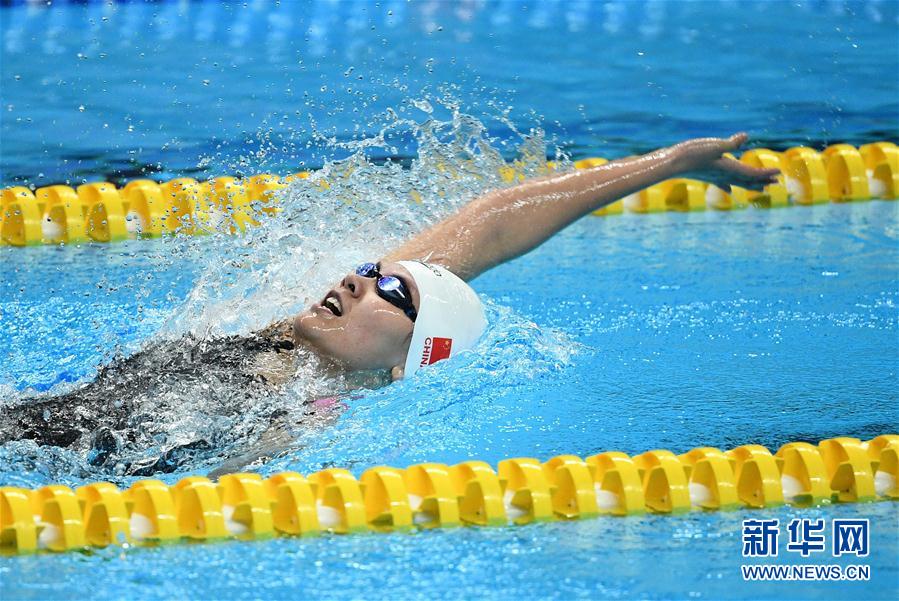 亚运会女子200米仰泳:中国选手柳雅欣夺冠