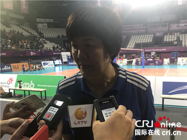亚运-中国台北女排：最敬佩中国队的是不会浪费每一颗球
