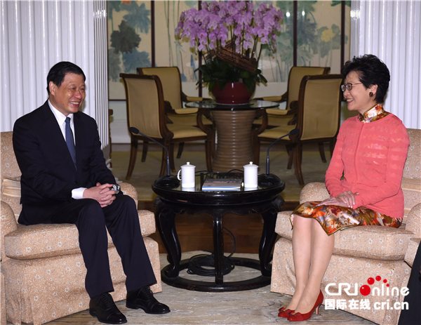 香港特区行政长官与上海市市长会面