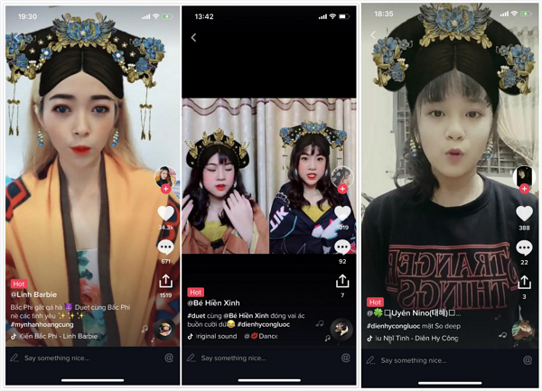 TikTok《延禧攻略》动态贴纸风靡越南 中国传统文化受青睐 TikTok《延禧攻略》动态贴纸风靡越南 中国传统文化受青睐