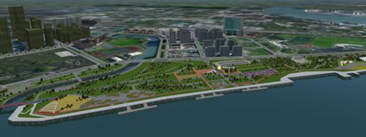 “一江一河”地图进入3D时代 黄浦江苏州河三维影像首次向公众展现