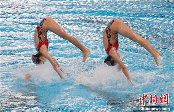 นักกีฬาจีนคว้าเหรียญทองกีฬาระบำใต้น้ำในเอเชียนเกมส์