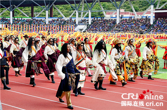 图片默认标题_fororder_6、雅江康巴汉子亮相本届民运会  供图 甘孜州委宣传部