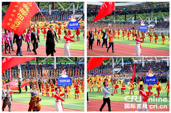 图片默认标题_fororder_9、各代表团依次登场 供图  甘孜州委宣传部