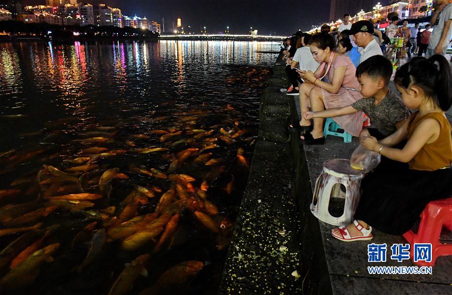 福建福鼎:桐山溪畔人鱼同乐 福建福鼎:桐山溪畔人鱼同乐