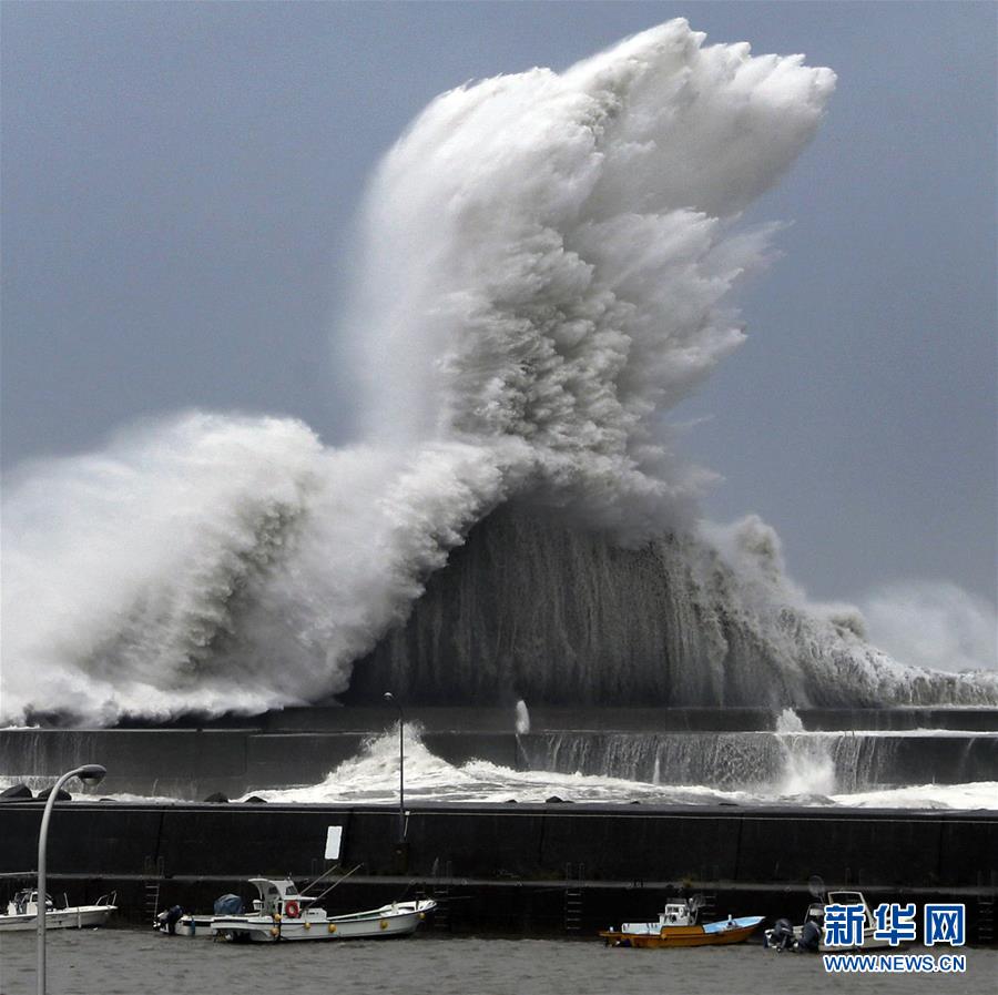 25年来最强台风登陆日本