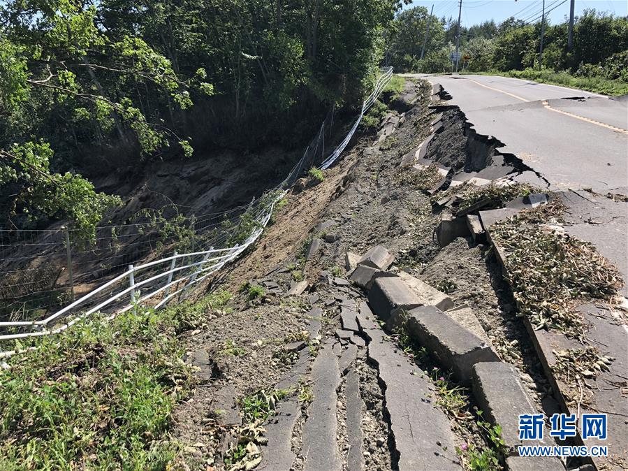 日本北海道地震受灾严重