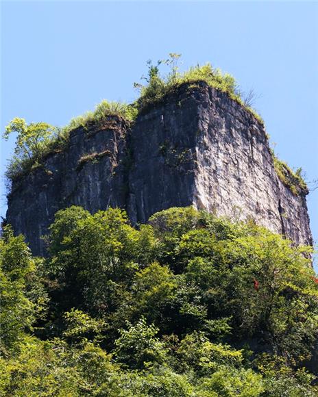 不签 【区县联动】【黔江】黔江有处石钟山 奇特风光耸云天