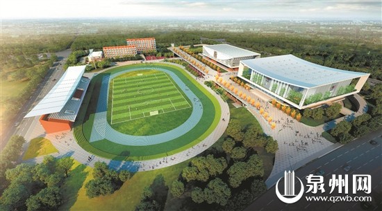 2020年世界中学生运动会晋江市少体校主体建筑施工