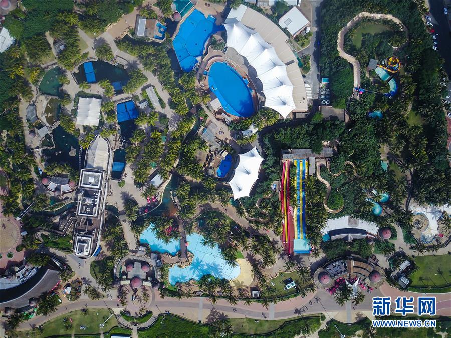 空中俯瞰南非最大港口城市德班