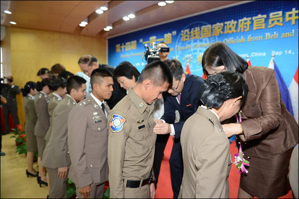 ข้าราชการจากประเทศรายทาง "หนึ่งแถบหนึ่งเส้นทาง" ร่วมอบรมภาษาจีนที่ม.หัวเฉียว