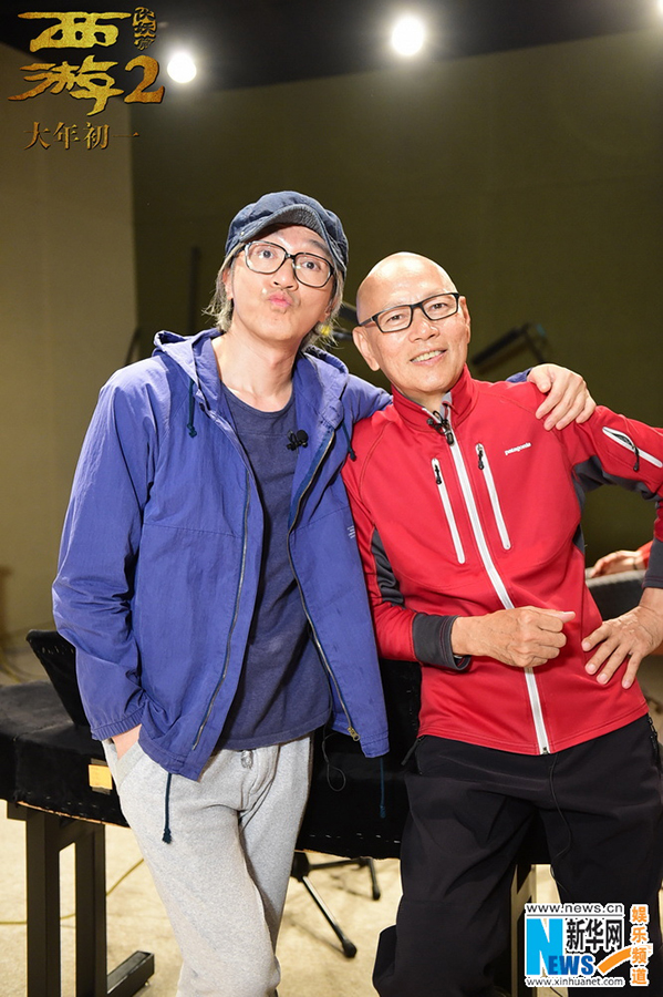 주성치와 라가영 "사제간" 22년만에 재회
