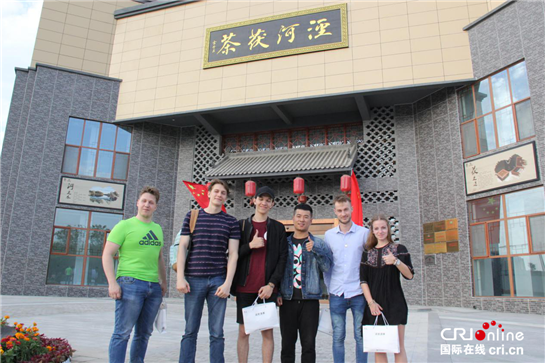 丝路青年喝茯茶 品味高质量发展中的西咸新区泾河新城