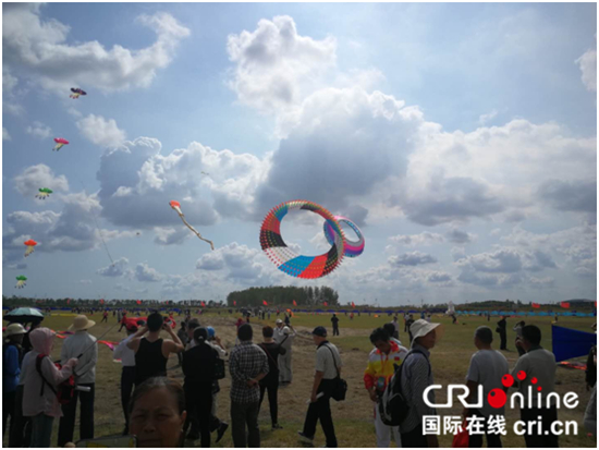 （供稿 文体列表 三吴大地南通 移动版）中国南通如东第十九届国际风筝邀请赛开幕