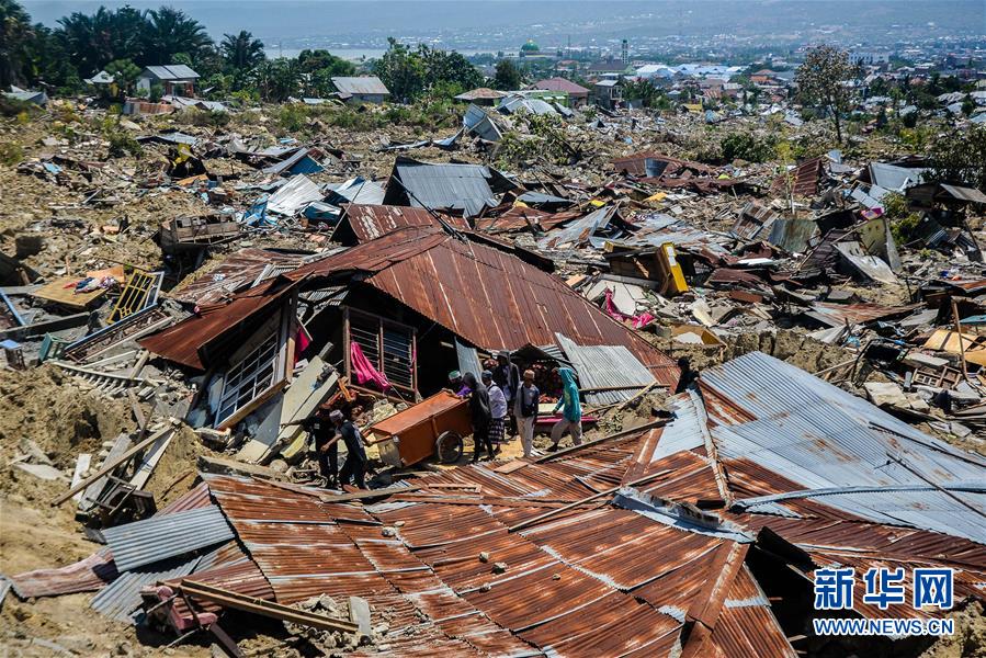 印尼强震及海啸死亡人数上升到1234人