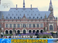 一言不合又“退群” 巴勒斯坦批评美国逃避法律问责