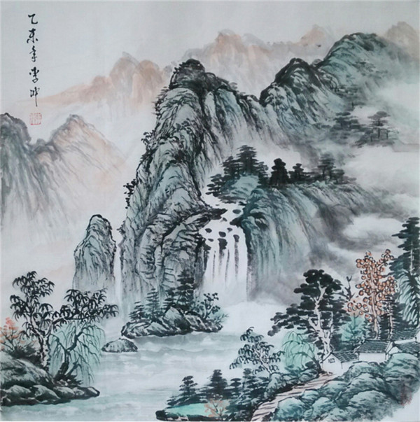 著名画家李冲艺术作品欣赏