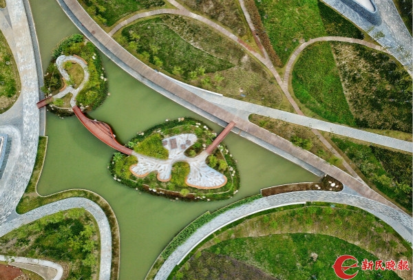 城市动态山水卷 最大开放式绿地：桃浦中央绿地将于本月底先行开放