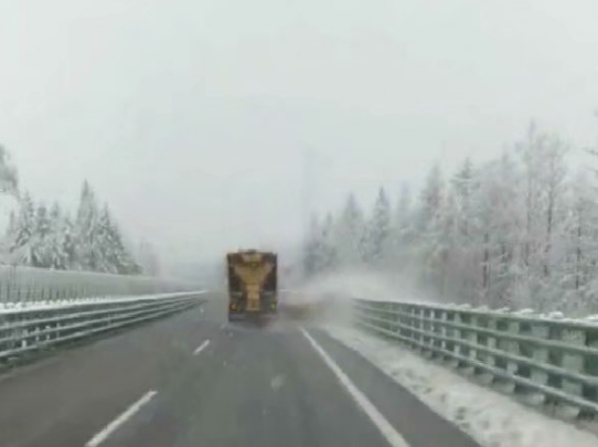 吉林省迎来入秋第一场雪