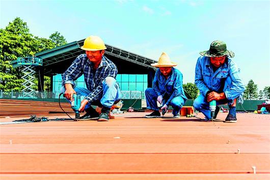 【与军运同行】【场馆建设—文字列表】帆船比赛码头项目建设进入最后冲刺阶段