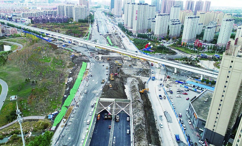长春南四环路下穿临河街隧道10月16日通车将缓解生态广场周边堵车情况