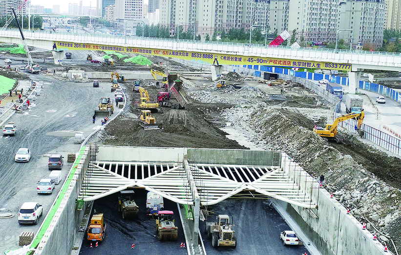 长春南四环路下穿临河街隧道10月16日通车将缓解生态广场周边堵车情况