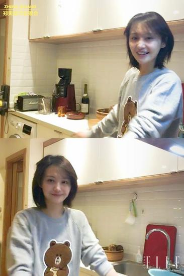 真女神才敢素颜：景甜当众洗脸 赵丽颖秒变学生