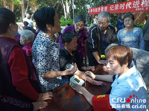 图片默认标题_fororder_医生为老人测量血压-（供图-胡波）