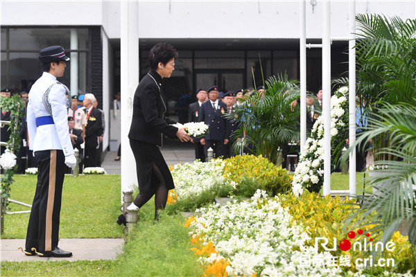 香港特区政府举行为保卫香港而捐躯之人士纪