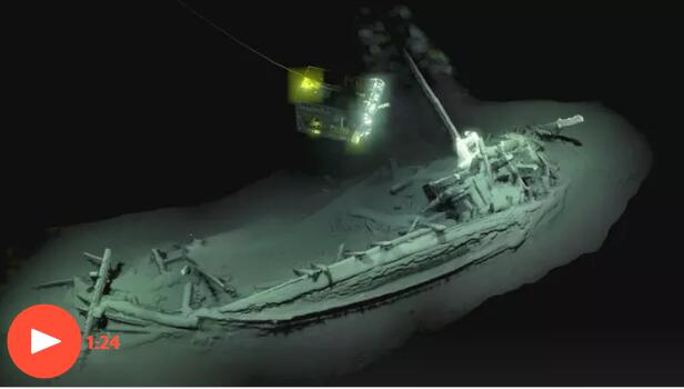 黑海发现世界最古老的完整沉船 沉睡2400年